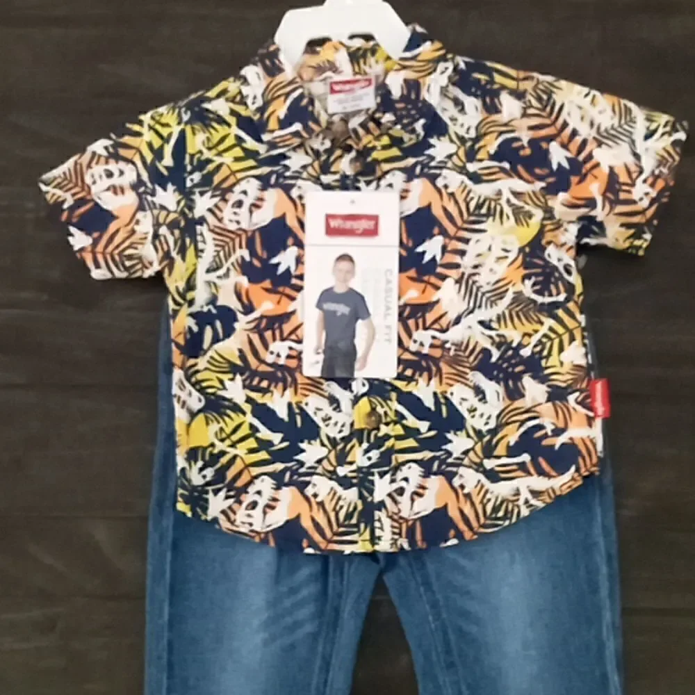 Wrangler 18-month little boys set